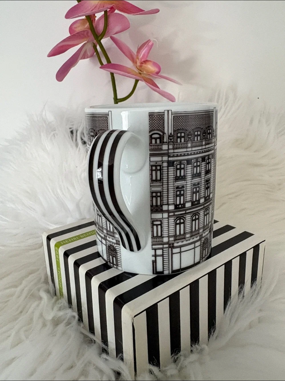 Henri Bendel Limited Edition 120th Anniversary Mug & Tissue Paper
